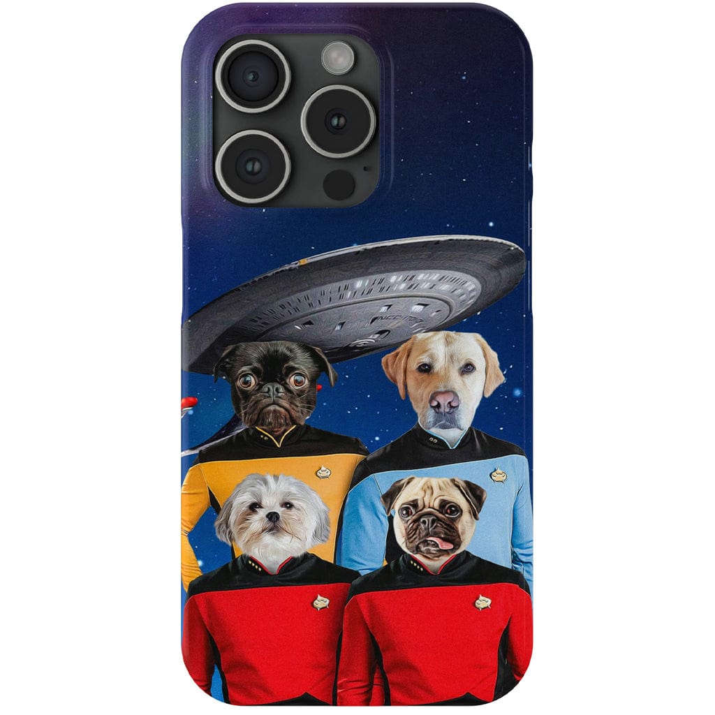 &#39;Doggo-Trek&#39; Personalized 4 Pet Phone Case