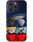 'Doggo-Trek' Funda personalizada para teléfono con 4 mascotas