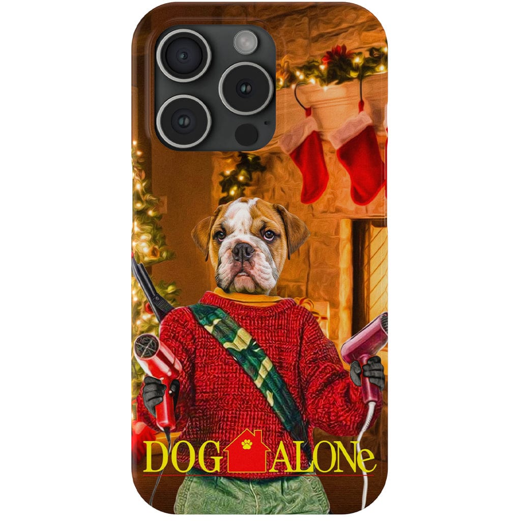 &#39;Dog Alone&#39; Personalized Phone Case