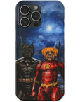 'Batdog & Flash Doggo' Personalized 2 Pet Phone Case