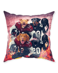 'Atlanta Doggos' Personalized 4 Pet Throw Pillow