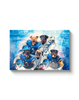 'Detroit Doggos' Personalized 5 Pet Canvas