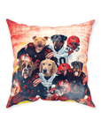 Cojín personalizado para 5 mascotas "Cleveland Doggos"