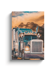 'The Truckers' Personalized 2 Pet Canvas