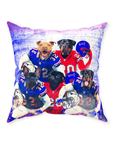 'Buffalo Doggos' Personalized 5 Pet Throw Pillow