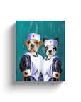 'The Nurses' Personalized 2 Pet Canvas