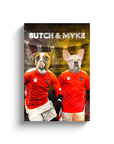 'Austria Doggos' Personalized 2 Pet Canvas