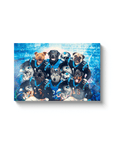 'Carolina Doggos' Personalized 6 Pet Canvas