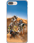 'The Motocross Riders' Personalized 3 Pet Phone Case