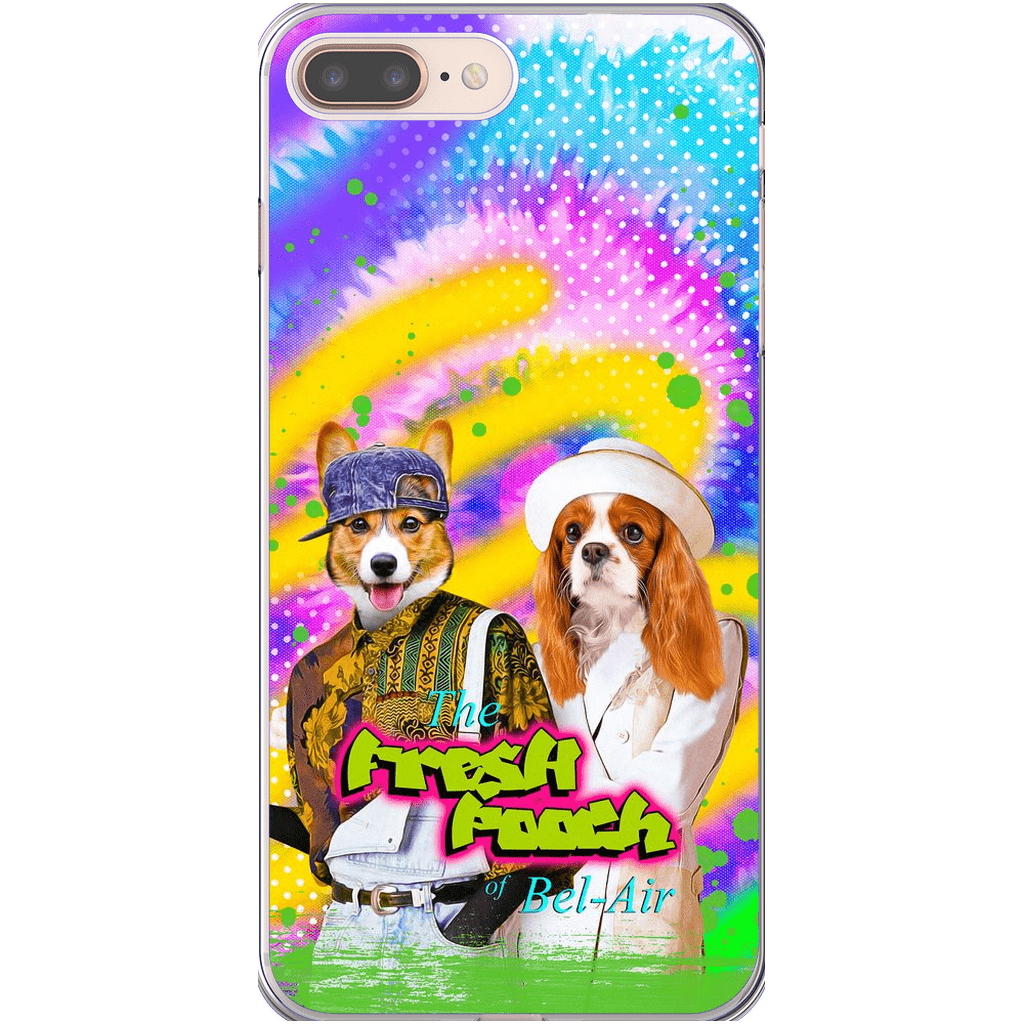 Funda personalizada para teléfono con 2 mascotas &#39;The Fresh Pooch&#39;