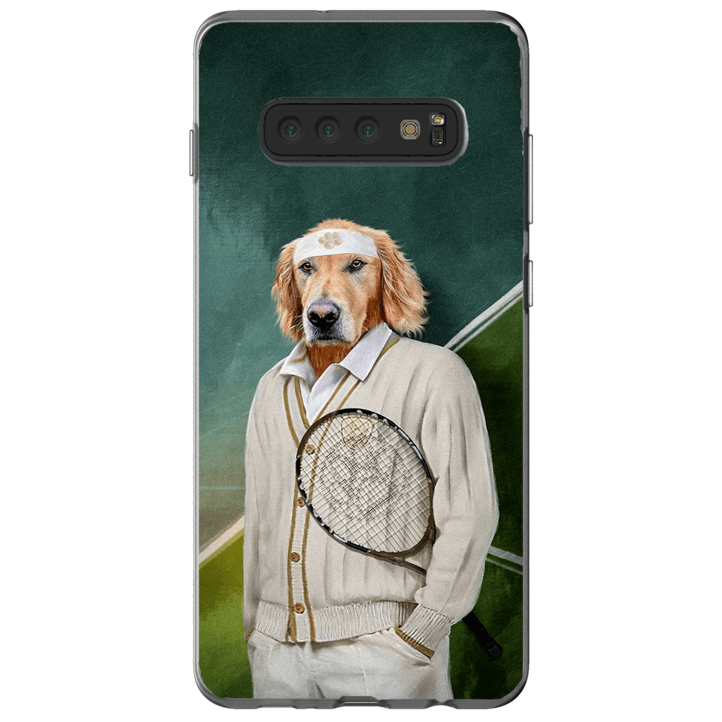 Funda para móvil personalizada &#39;Jugador de tenis&#39;