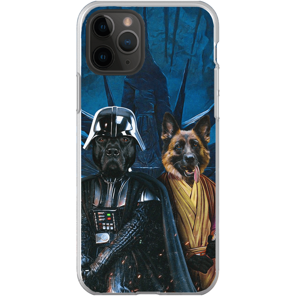 &#39;Darth Woofer &amp; Jedi-Doggo&#39; Personalized 2 Pet Phone Case