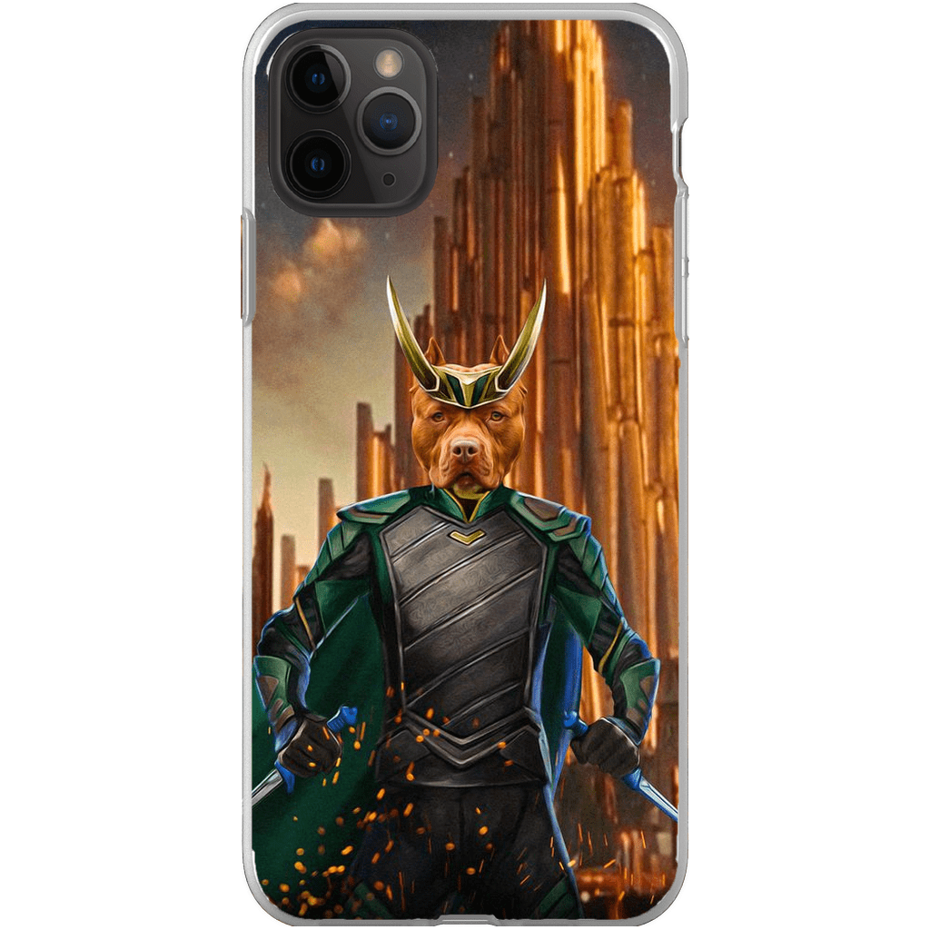 &#39;Loki Doggo&#39; Personalized Phone Case