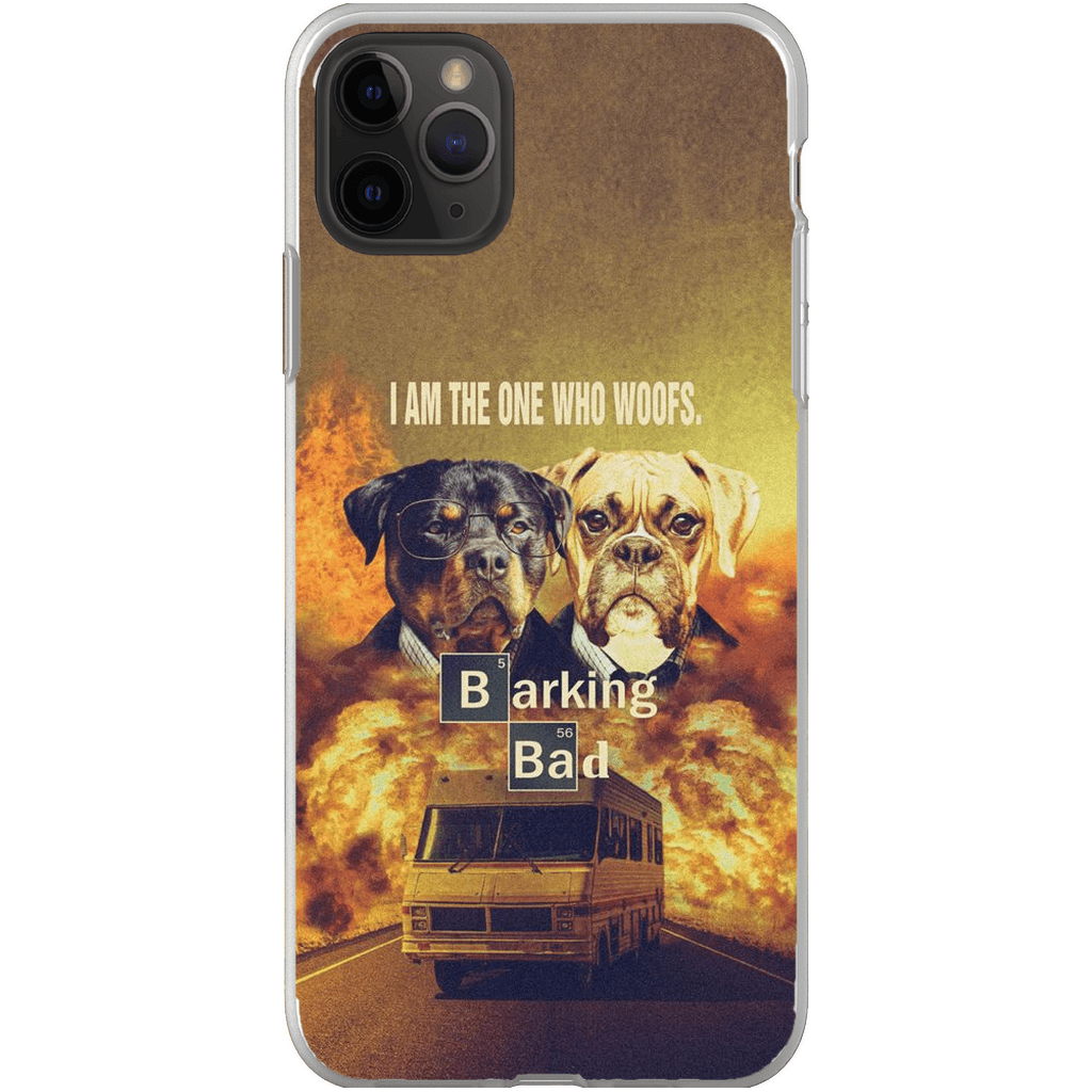 &#39;Barking Bad&#39; Personalized 2 Pet Phone Case