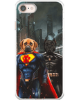 'Superdog & Batdog' Personalized 2 Pet Phone Case