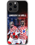 'Croatia Doggos' Personalized 2 Pet Phone Case