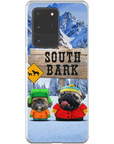 'South Bark' Personalized 2 Pet Phone Case