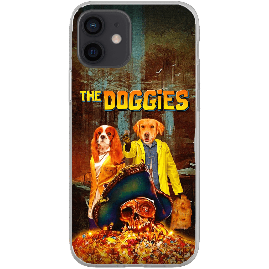 &#39;The Doggies&#39; Personalized 2 Pet Phone Case