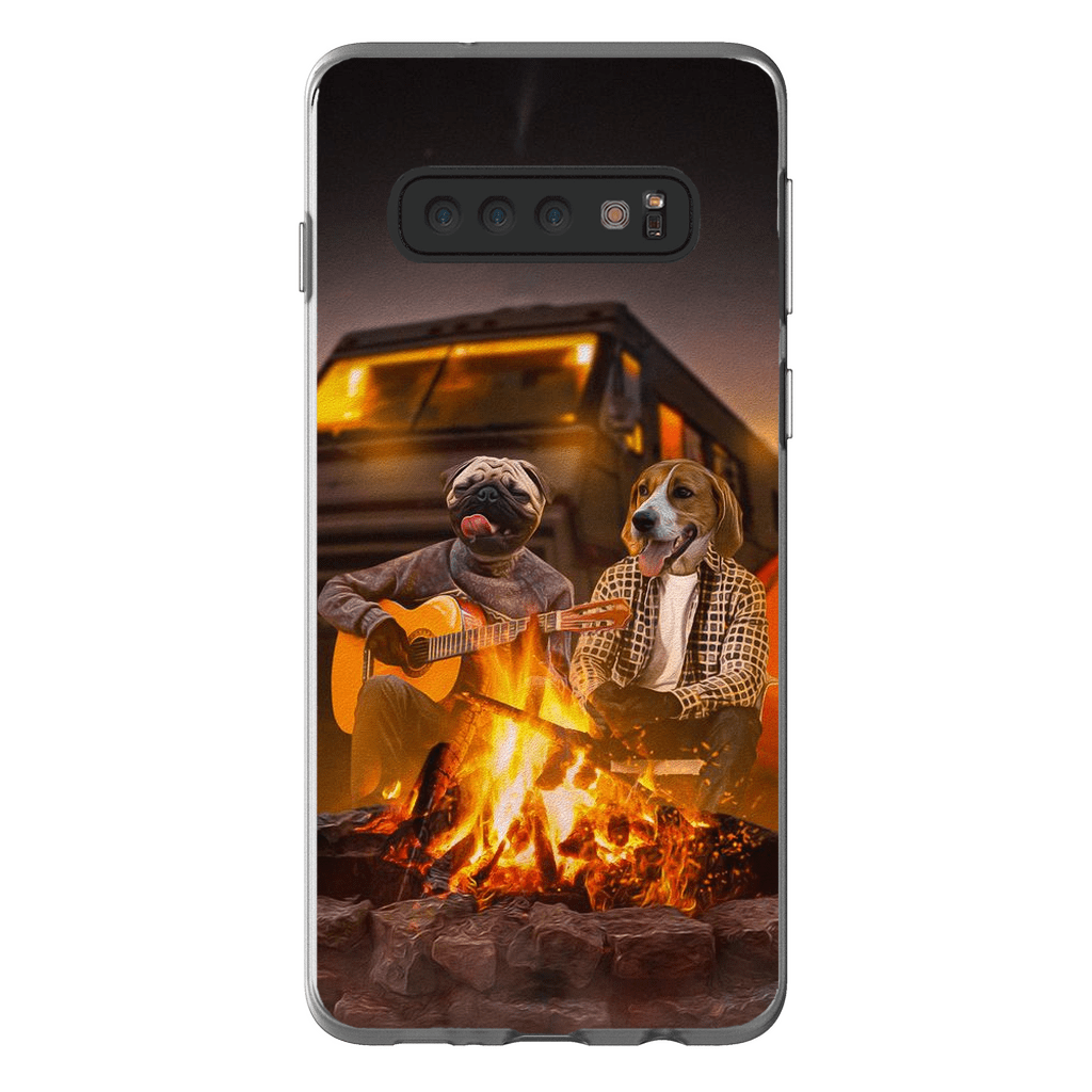 &#39;The Campers&#39; Personalized 2 Pet Phone Case