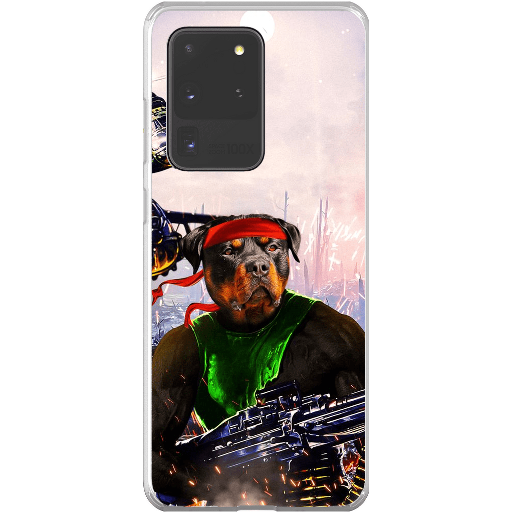 &#39;Rambo Doggo&#39; Personalized Phone Case