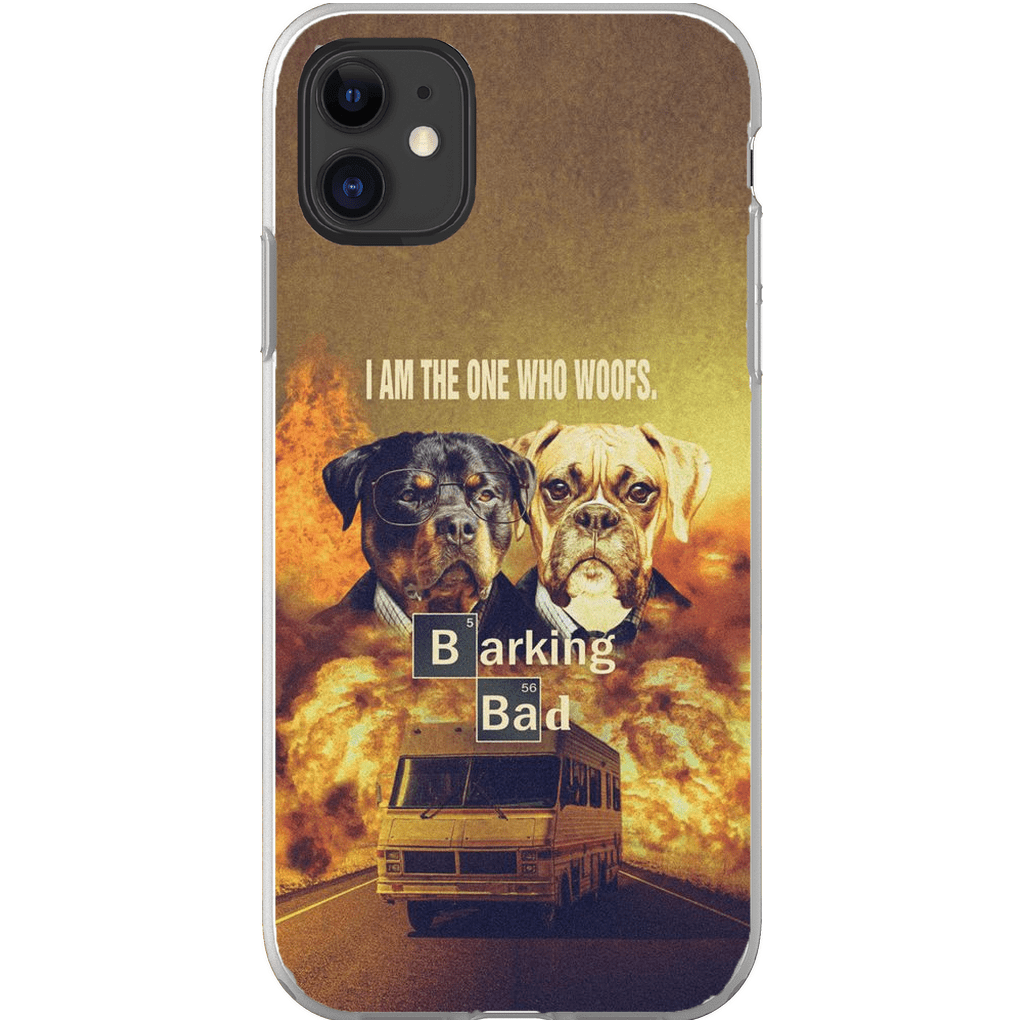 &#39;Barking Bad&#39; Personalized 2 Pet Phone Case