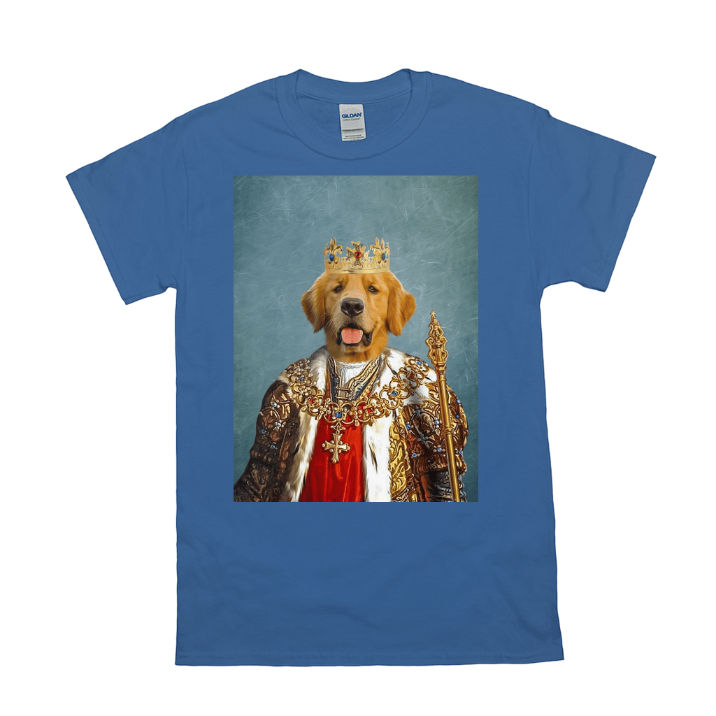 &#39;The King&#39; Personalized Pet T-Shirt