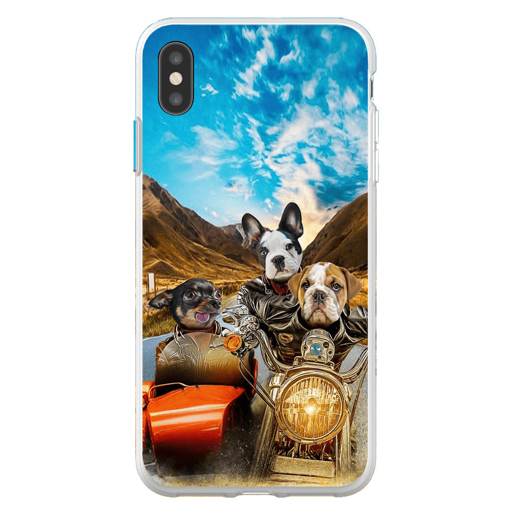 &#39;Harley Wooferson&#39; Funda personalizada para teléfono con 3 mascotas