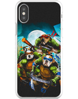 'Teenage Mutant Ninja Doggos' Personalized 3 Pet Phone Case