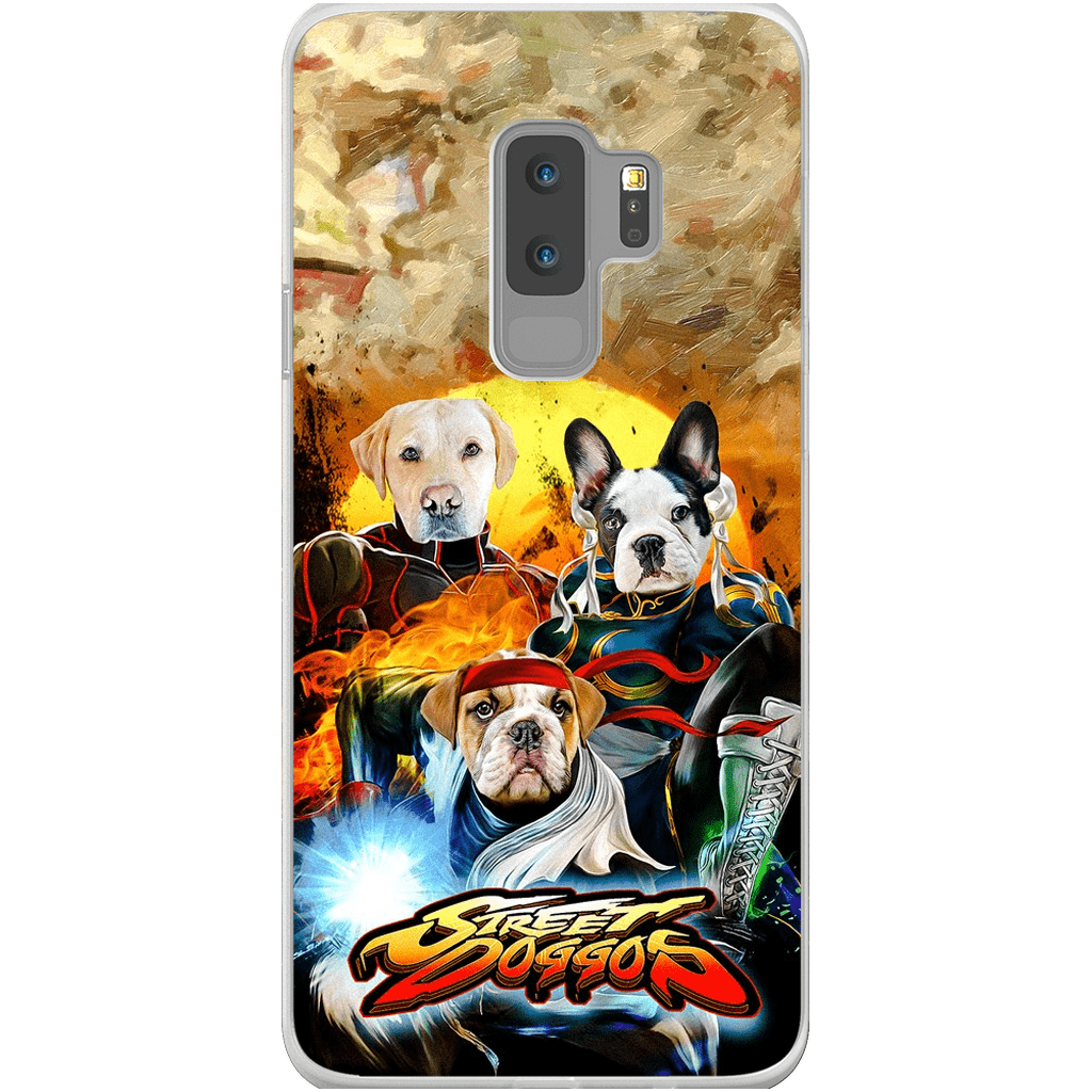 &#39;Street Doggos&#39; Funda personalizada para teléfono con 3 mascotas