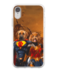 'Superdog & Wonder Doggette' Personalized 2 Pet Phone Case