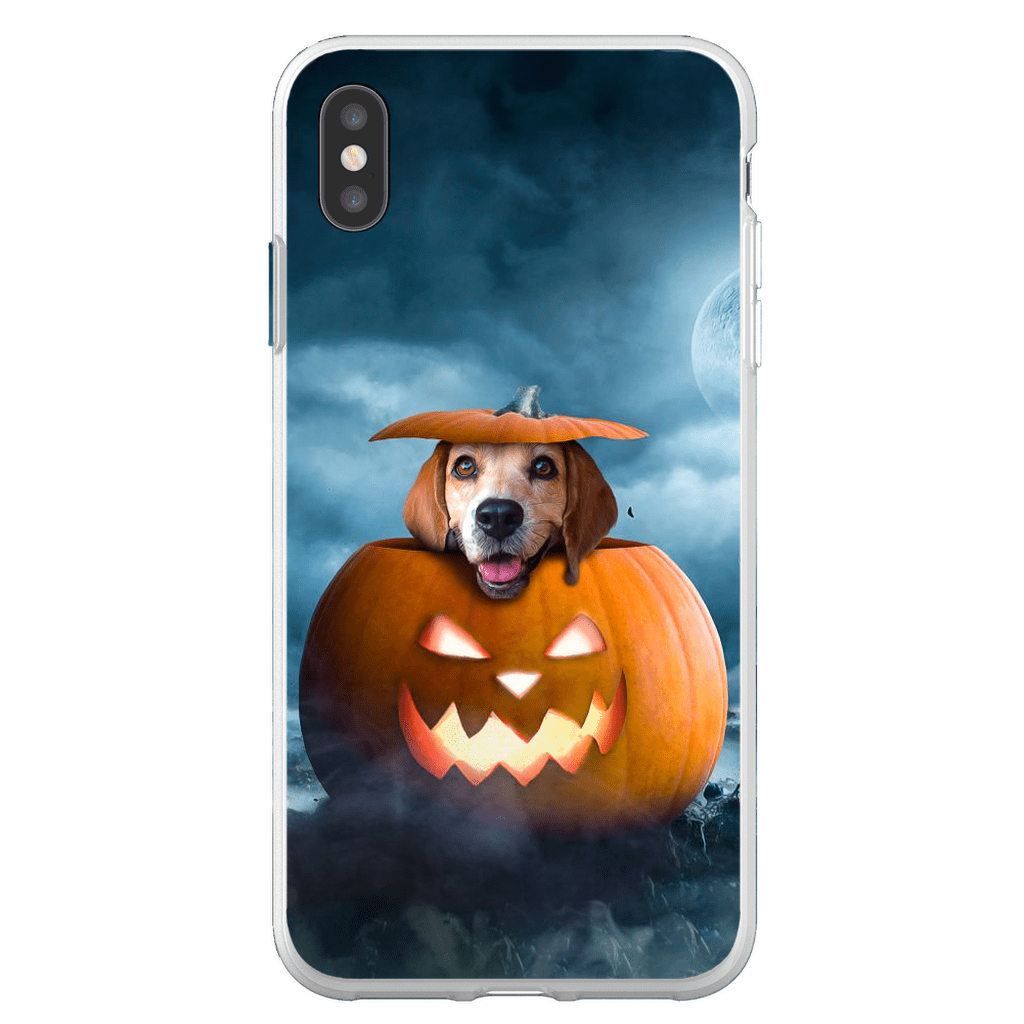 &#39;The Pawmpkin&#39; Personalized Phone Case