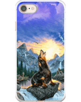 'The Retro Wolf' Personalized Phone Case