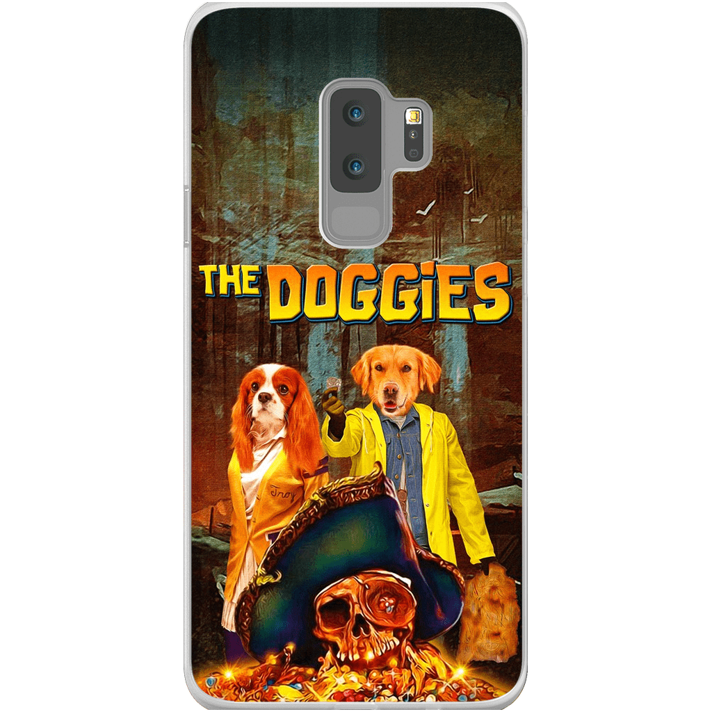 &#39;The Doggies&#39; Personalized 2 Pet Phone Case