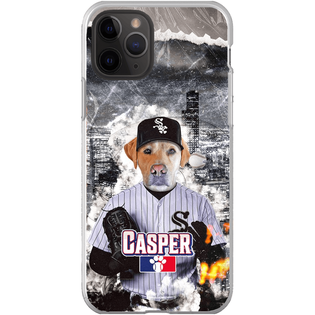 &#39;Chicago White Paws&#39; Personalized Phone Case