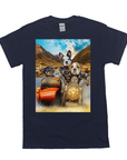 Camiseta personalizada con 3 mascotas 'Harley Wooferson' 