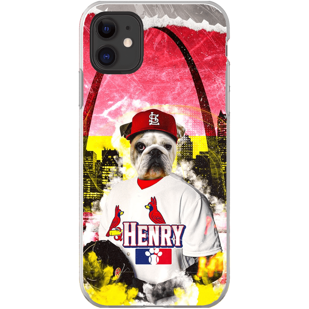 &#39;St. Louis Cardipaws&#39; Personalized Phone Case