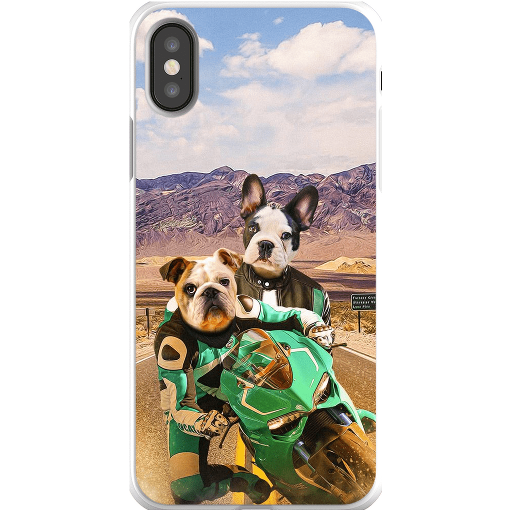 &#39;Kawadawgi Riders&#39; Personalized 2 Pet Phone Case