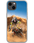 'The Motocross Rider' Personalized Phone Case