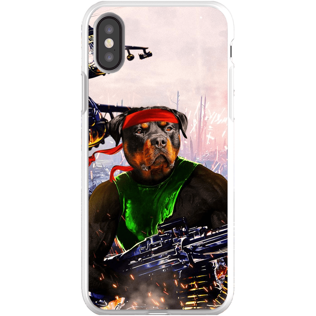 &#39;Rambo Doggo&#39; Personalized Phone Case