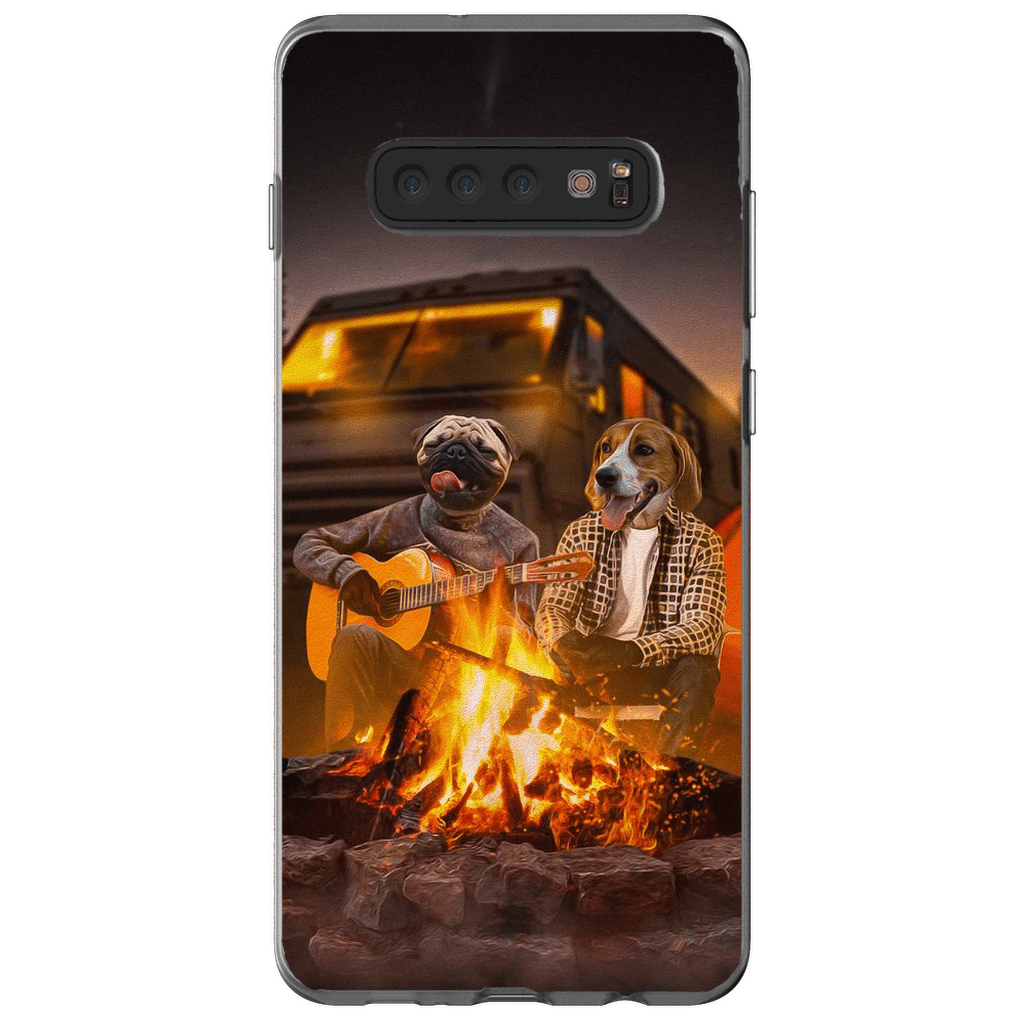 &#39;The Campers&#39; Personalized 2 Pet Phone Case