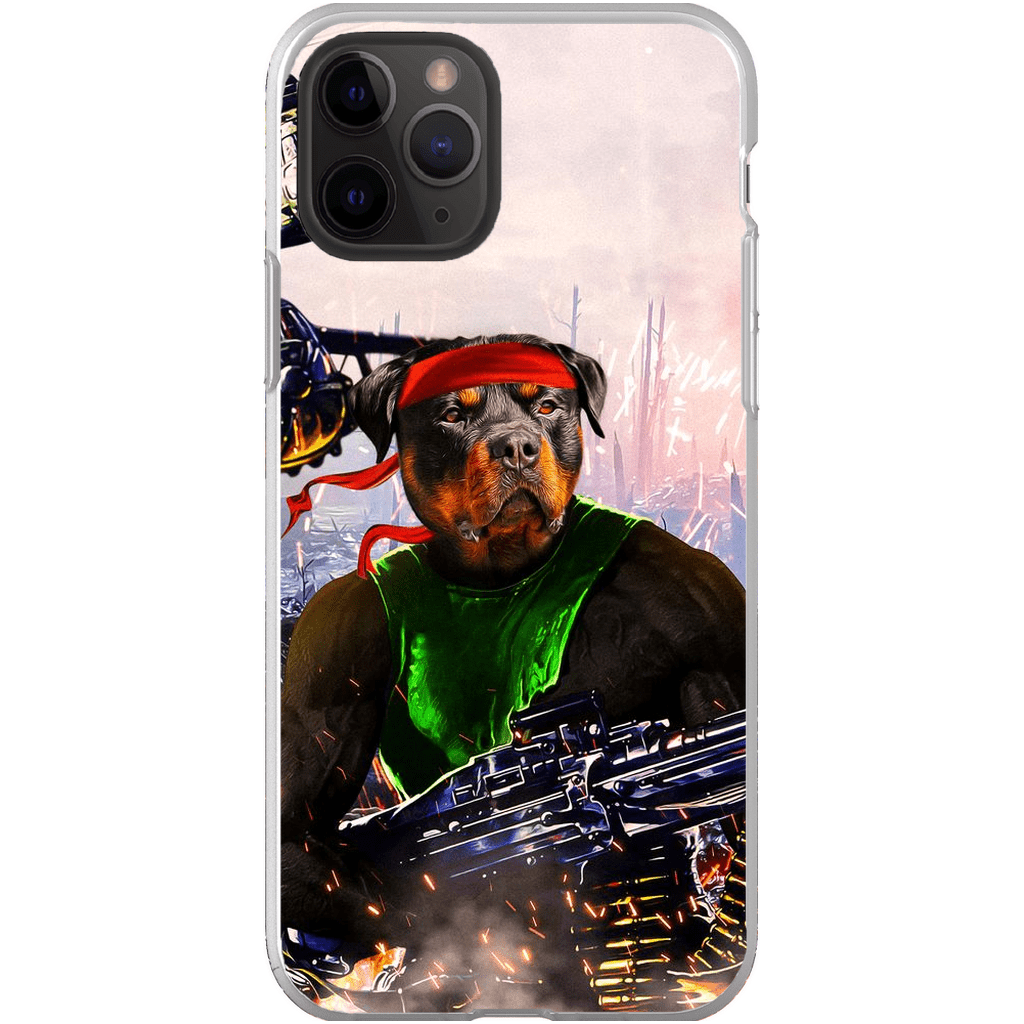 &#39;Rambo Doggo&#39; Personalized Phone Case