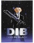 'Dog in Black' Personalized Pet Blanket