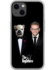 Funda personalizada para teléfono humano o mascota 'The Dogfathers'