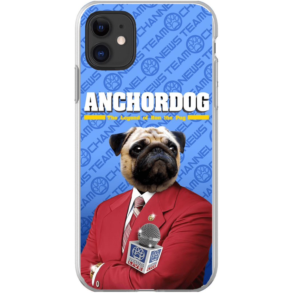 &#39;Anchordog&#39; Personalized Phone Case