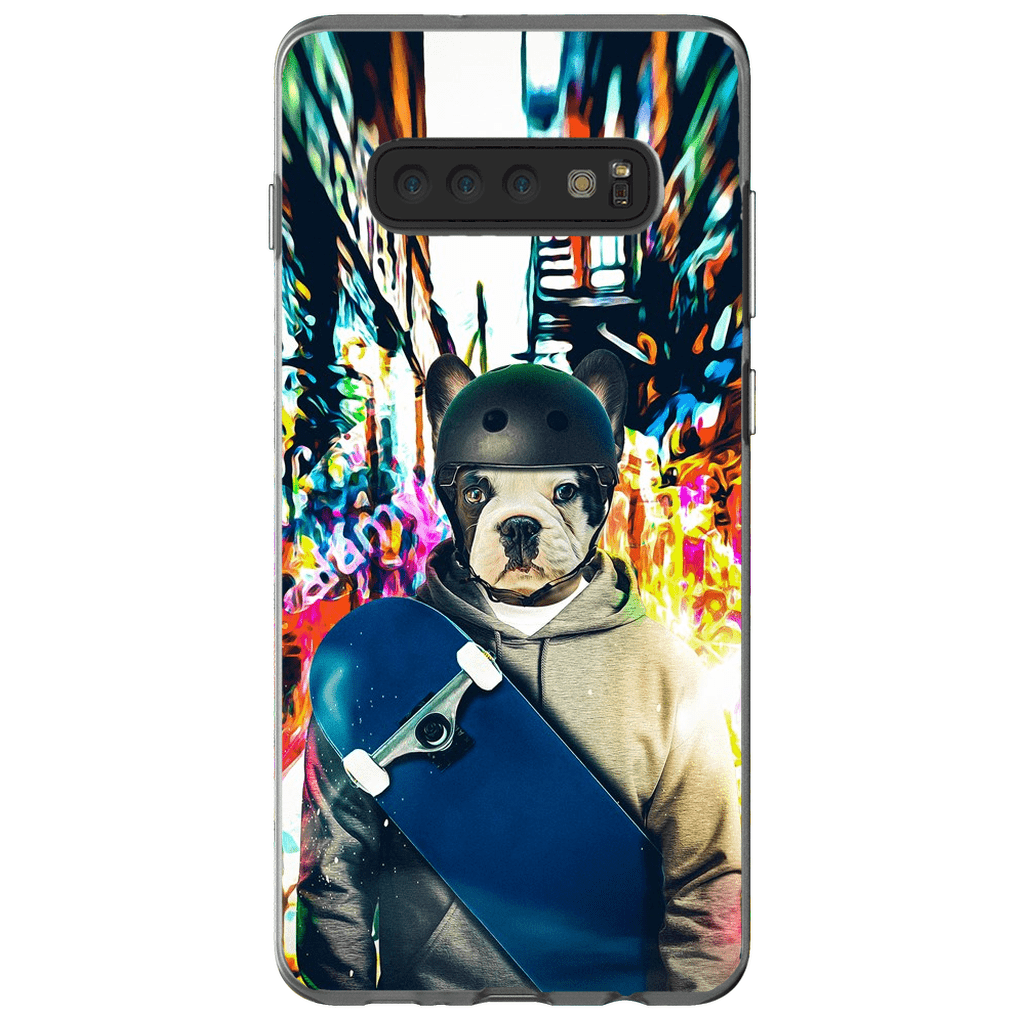 &#39;The Skateboarder&#39; Personalized Phone Case