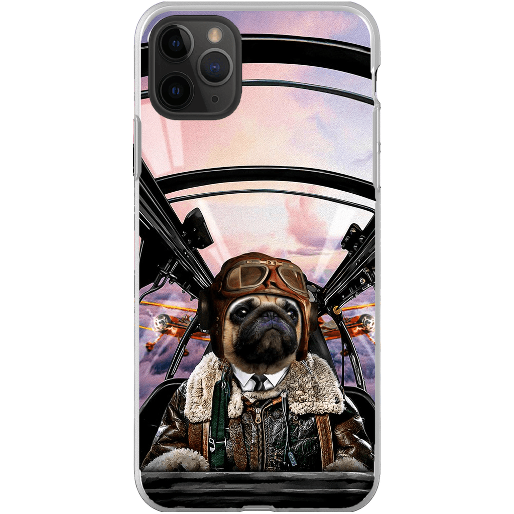 &#39;The Pilot&#39; Personalized Phone Case