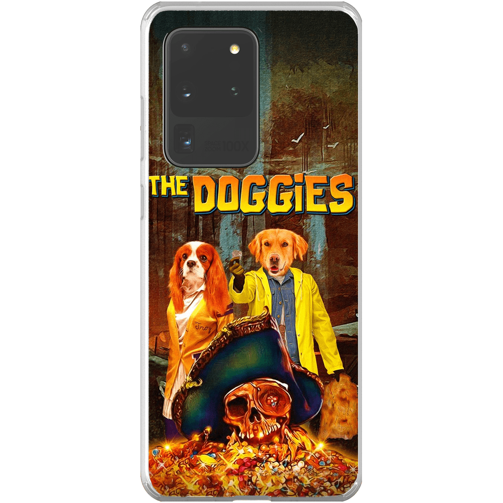 &#39;The Doggies&#39; Personalized 2 Pet Phone Case