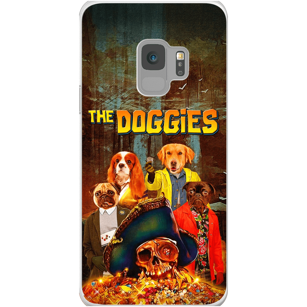 &#39;The Doggies&#39; Funda personalizada para teléfono con 4 mascotas