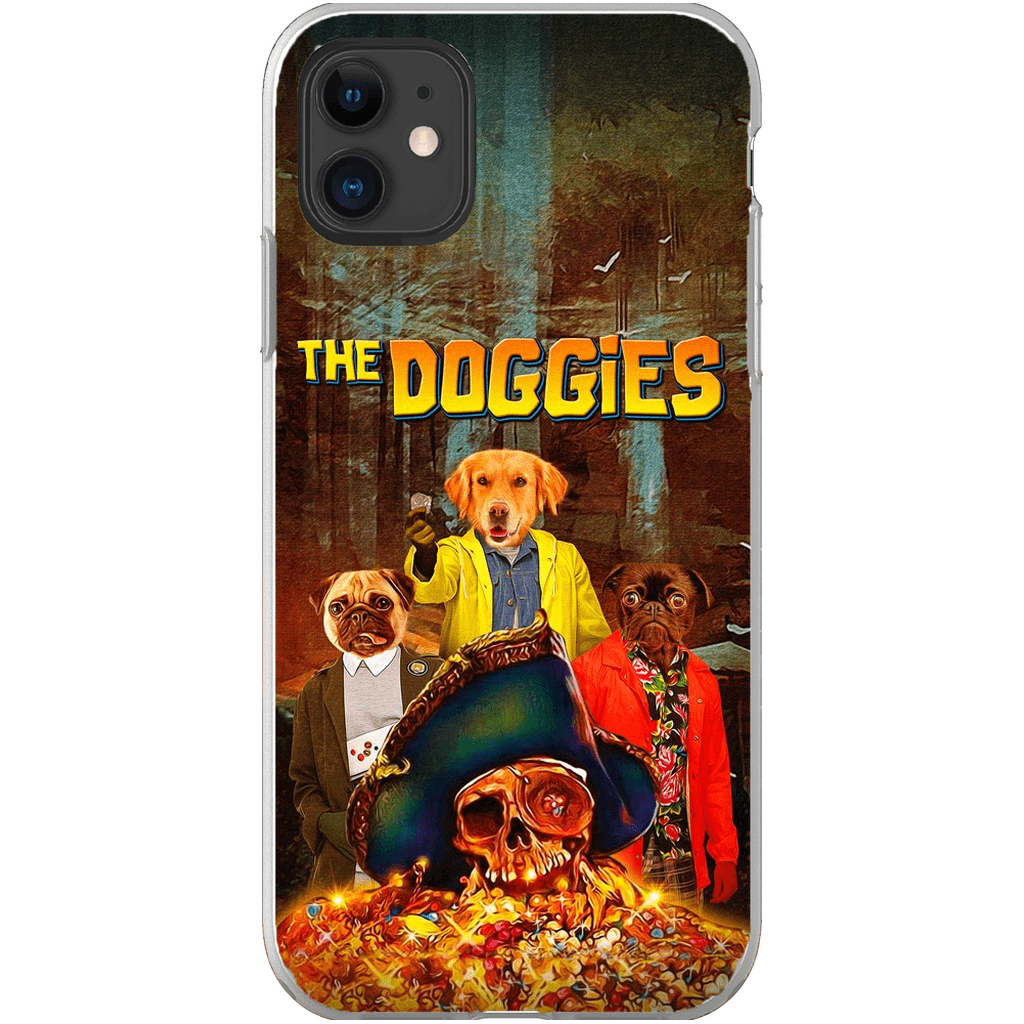 &#39;The Doggies&#39; Personalized 3 Pet Phone Case