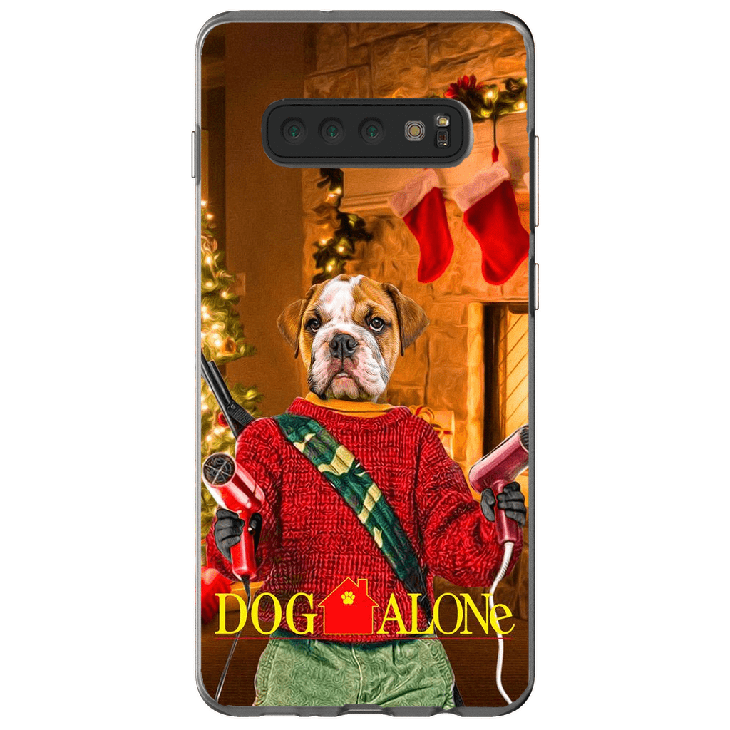 &#39;Dog Alone&#39; Personalized Phone Case